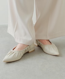 SENSE OF PLACE by URBAN RESEARCH | ギャザーフラットシューズ(バレエシューズ)