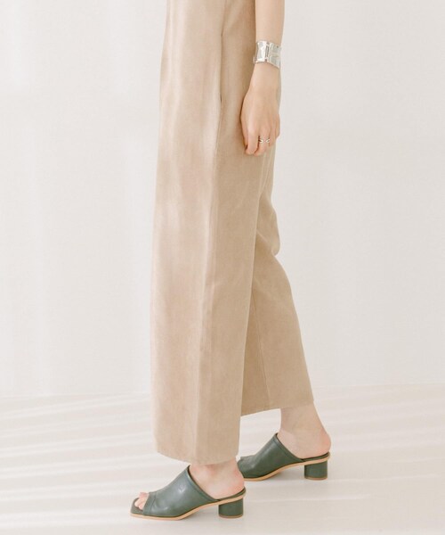 ITEMS URBANRESEARCH（アイテムズ アーバンリサーチ）の「ウォッシャブルスエードイージーサロペット（サロペット/オーバーオール・レディース・BLACK/BEIGE・one）」の17枚目の写真