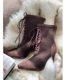 RESEXXY | レースアップメッシュブーツ(ブーツ)