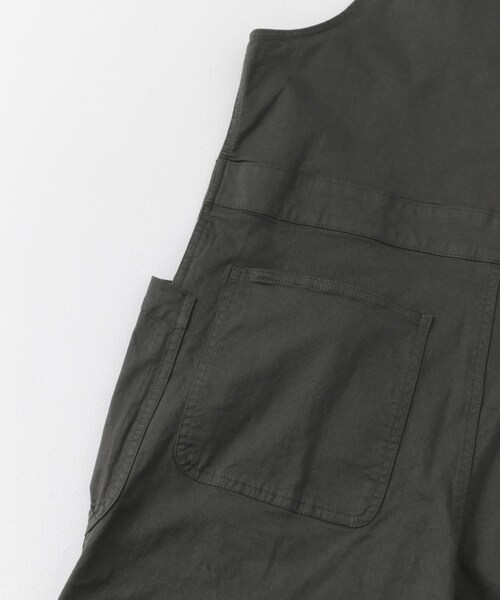 EKAL(エカル)の「製品洗いジップデザインサロペット(サロペット/オーバーオール・レディース・チャコール/キャメル・one)」の12枚目の写真