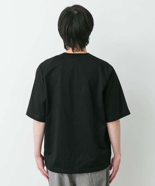 URBAN RESEARCH DOORS(アーバンリサーチドアーズ)の「STILL BY HAND ハーフスリーブカットソー(Tシャツ/カットソー・メンズ・BLACK/PALE GREY/NAVY/D.ORANGE・46/48)」の6枚目の写真