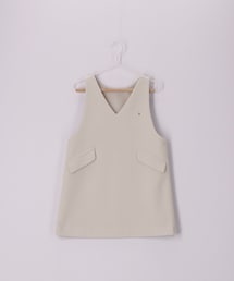 ROPE' PICNIC（ロペピクニック）の「【KIDS】ジャージメルトンミニ丈ジャンパースカート/リンクコーデ（ジャンパースカート・キッズ）」