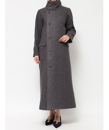 RESEXXY | スタンドカラーロングコート(ステンカラーコート)