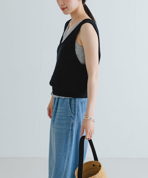 URBAN RESEARCH（アーバンリサーチ）の「ブークレ2WAYベスト（ベスト・レディース・RED/NAVY/OFF・FREE）」の19枚目の写真