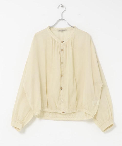 かぐれ(カグレ)の「Vlas Blomme シアーギャザーブラウス(シャツ/ブラウス・レディース・L BEIGE/BLACK・Free)」の22枚目の写真