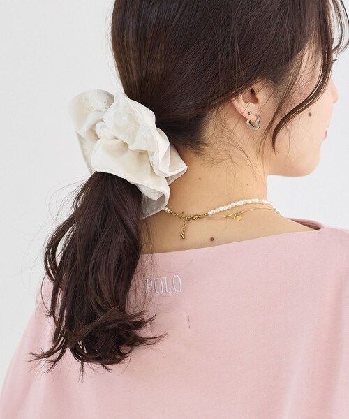 VIS（ビス）の「レースコンビシュシュ（シュシュ・レディース・ブラック/キナリ・F）」の9枚目の写真