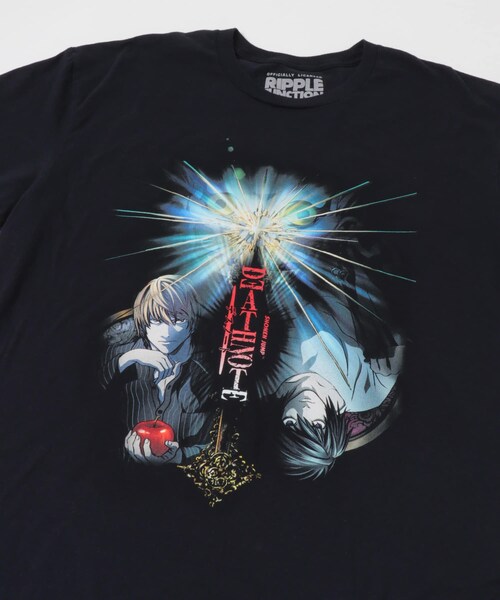 SENSE OF PLACE by URBAN RESEARCH(センスオブプレイスバイアーバンリサーチ)の「THRIFTY LOOK DEATH NOTE フェードTシャツ(Tシャツ/カットソー・メンズ・BLACK・M/L)」の4枚目の写真