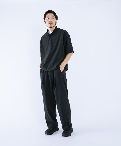 EKAL(エカル)の「『吸水速乾/通気性/軽量』DOT AIR PULLOVER SHIRTS(シャツ/ブラウス・メンズ・ブラック/グレー/ネイビー・M/L)」の9枚目の写真