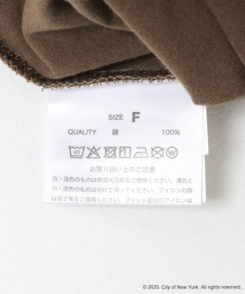 URBAN RESEARCH DOORS（アーバンリサーチドアーズ）の「GOOD ROCK SPEED　NYC BIGTSHIRTS（Tシャツ/カットソー・レディース・BROWN・One）」の7枚目の写真