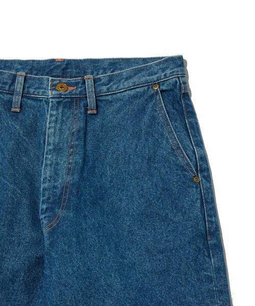 ADAM ET ROPE'（アダムエロペ）の「【KYOU/キョウ】LUMBERJACK Patchwork by 80s Reproduced Denim（デニムパンツ・メンズ・スミクロ/ブルー系・1/2）」の11枚目の写真