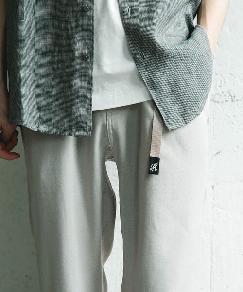 URBAN RESEARCH DOORS(アーバンリサーチドアーズ)の「『別注』Gramicci for DOORS Linen Like Trouser(その他パンツ・メンズ・NATURAL/BLUE GRAY/MOCHA/INK BLACK・S/M/L)」の9枚目の写真