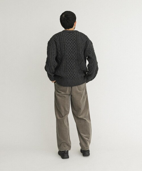 EKAL（エカル）の「アランニットプルオーバー（ニット/セーター・メンズ・チャコール/ブラウン/ネイビー・M/L）」の14枚目の写真