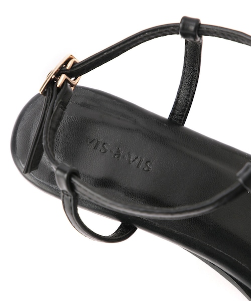 VIS（ビス）の「ナロークロスメタルヒールサンダル（サンダル・レディース・ブラック/レッド・L/M/S）」の16枚目の写真