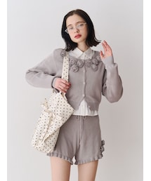 jouetie | ローズモチーフコンパクトニット【セットアップ対応】(ニット/セーター)