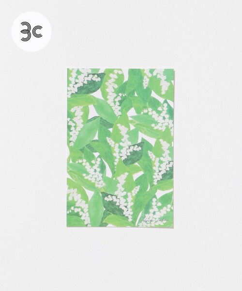 URBAN RESEARCH（アーバンリサーチ）の「はるかぜ染色工房　ポストカード（その他雑貨・メンズ・スズラン/野葡萄/カモミール/ミモザの花束/アネモネの花束/オリーブ/スミレ/ミモザグレー・-）」の9枚目の写真