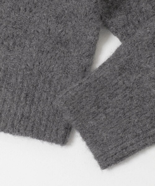 URBAN RESEARCH Sonny Label（アーバンリサーチサニーレーベル）の「ハーフZIPシャギーニットプルオーバー（ニット/セーター・レディース・オフ/グレー/グリーン・Free）」の21枚目の写真