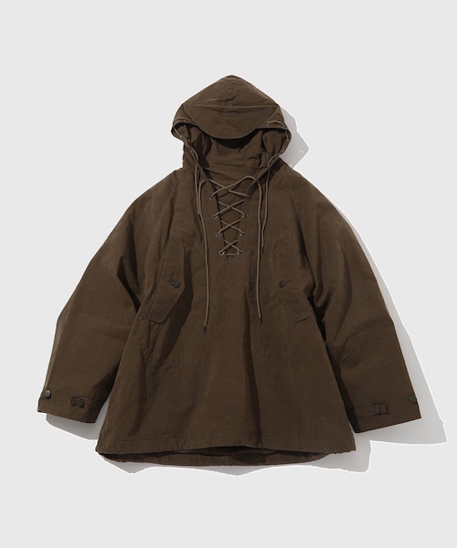 ADAM ET ROPE'(アダムエロペ)の「【THOUSANDS/サウザンズ】WAXED WEATHER PARKA(パーカー・メンズ・オリーブ・L/M)」の3枚目の写真