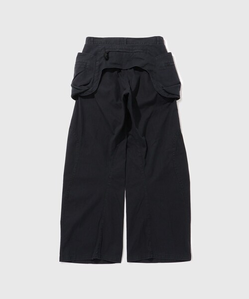 NVRFRGT/ネヴァーフォーゲット】DETACHABLE UTILITY CURVED LEG PANTS