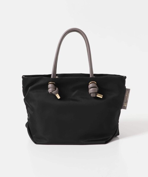 URBAN RESEARCH ROSSO（アーバンリサーチロッソ）の「『一部別注カラー』VIOLA d’ORO　BIANCA　S（トートバッグ・レディース・BLKBLK/TAUPEBLK/BLKTAUPE/別注BRNNVY・S）」の6枚目の写真