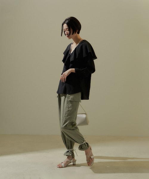 ADAM ET ROPE'（アダムエロペ）の「【ERICKA NICOLAS BEGAY】ナバホパールネックレス3mm/120cm（ネックレス・レディース・シルバー・F）」の8枚目の写真