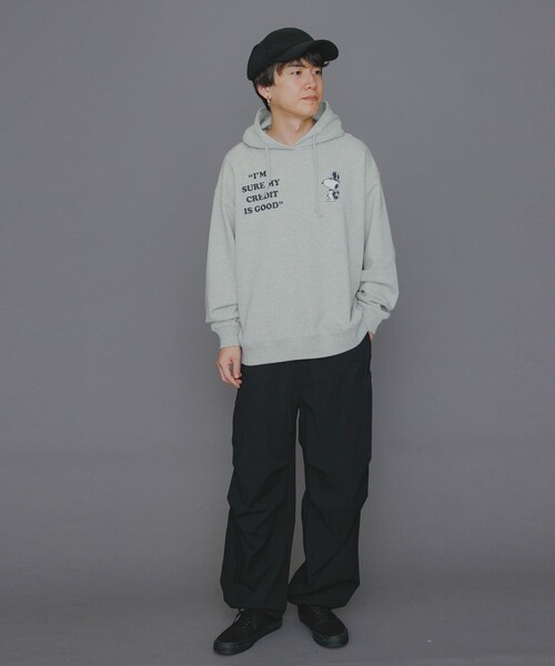 SENSE OF PLACE by URBAN RESEARCH(センスオブプレイスバイアーバンリサーチ)の「フリースキャップ(キャップ・レディース・GRAY/BLACK・One)」の7枚目の写真