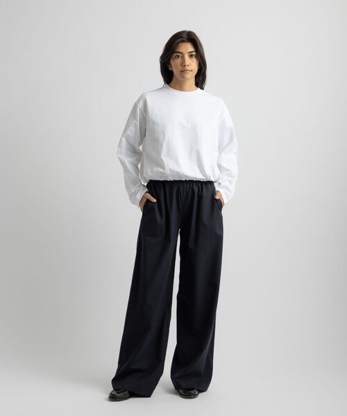 Saturdays NYC(サタデーズ ニューヨークシティ )の「Palmetto Relaxed Pants | WOMEN(その他パンツ・レディース・グレー/ネイビー・L/M/S)」の22枚目の写真