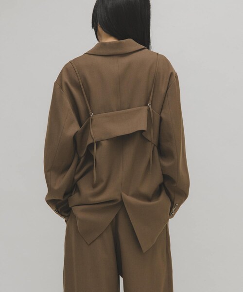 KBF（ケイビーエフ）の「ビスチェSETテーラードジャケット（テーラードジャケット・レディース・BLACK/BROWN・One）」の18枚目の写真