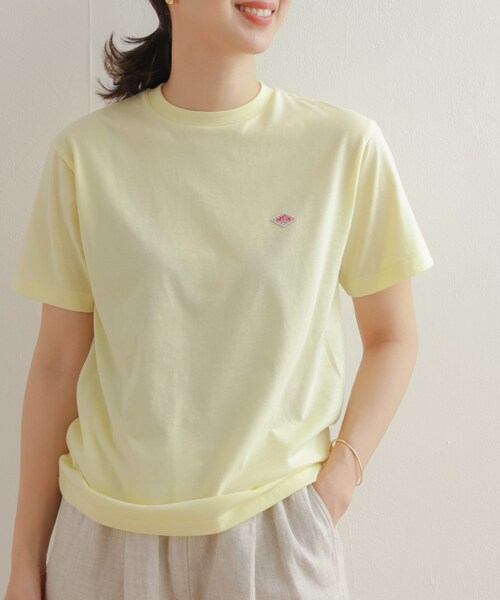 URBAN RESEARCH DOORS(アーバンリサーチドアーズ)の「DANTON T/C T-SHIRTS(Tシャツ/カットソー・レディース・YELLOW/WHITE/SAXBLUE/RED×WHITE/NVY×WHT/NAVY×BEIG・S)」の7枚目の写真