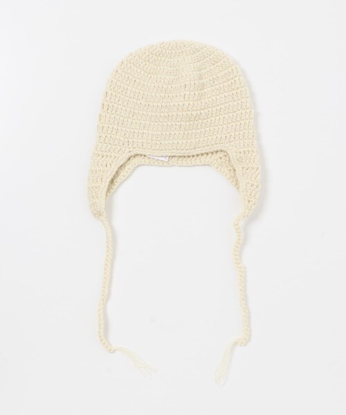 SENSE OF PLACE by URBAN RESEARCH（センスオブプレイスバイアーバンリサーチ）の「イヤーフラップニットキャップ（ニットキャップ/ビーニー・メンズ・IVORY/BLACK/GRAY・one）」の8枚目の写真