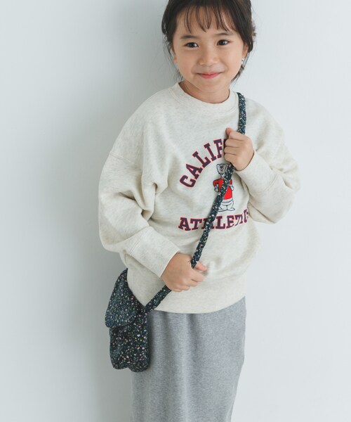 URBAN RESEARCH DOORS（アーバンリサーチドアーズ）の「花柄コーデュロイポシェット(KIDS)（その他・キッズ・NAVY・one）」の4枚目の写真