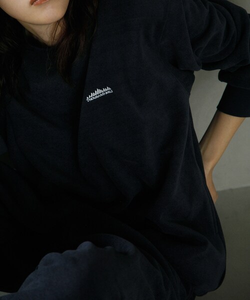 URBAN RESEARCH（アーバンリサーチ）の「『別注』THOUSAND MILE×URBAN RESEARCH　ニットフリースクルーネックプルオーバー（その他トップス・メンズ・BLACK/CHARCOAL/NAVY/OFF・M/L）」の22枚目の写真