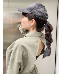 GYDA | 【GYDA×KODAKUMI】BACKリボンサテンCAP(キャップ)