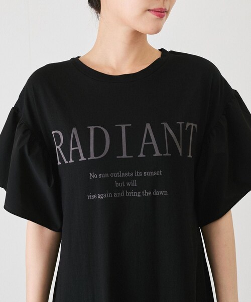 Jayro（ジャイロ）の「フロッキーロゴドッキングワンピース（ワンピース・レディース・ブラック/グレー/ネイビー・M）」の21枚目の写真