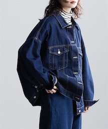 Soiunique | オーバーサイズデニムジャケット ［Soiunique］(デニムジャケット)