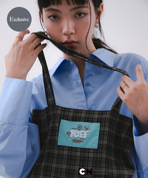 SENSE OF PLACE by URBAN RESEARCH(センスオブプレイスバイアーバンリサーチ)の「『別注』PPG / SENSE OF PLACE ポケッタブルトート(トートバッグ・レディース・BLUE/RED・one)」の3枚目の写真