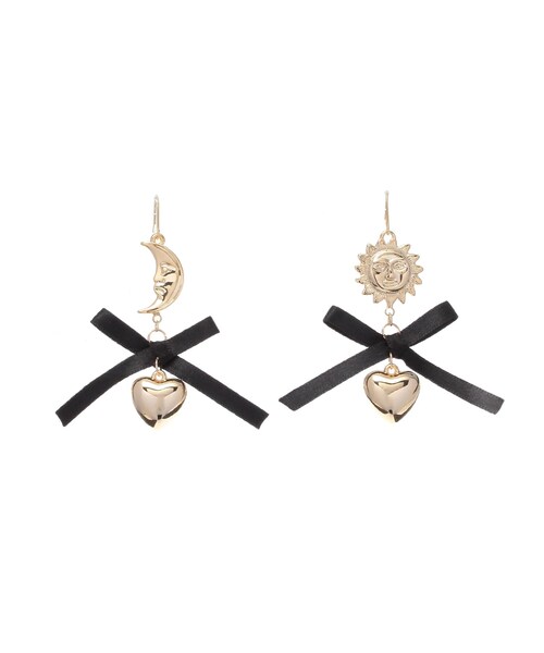 EVRIS（エヴリス）の「SUNNY MOTIF RIBBON ピアス（ピアス（両耳用）・レディース・シルバー/ゴールド・F）」の12枚目の写真