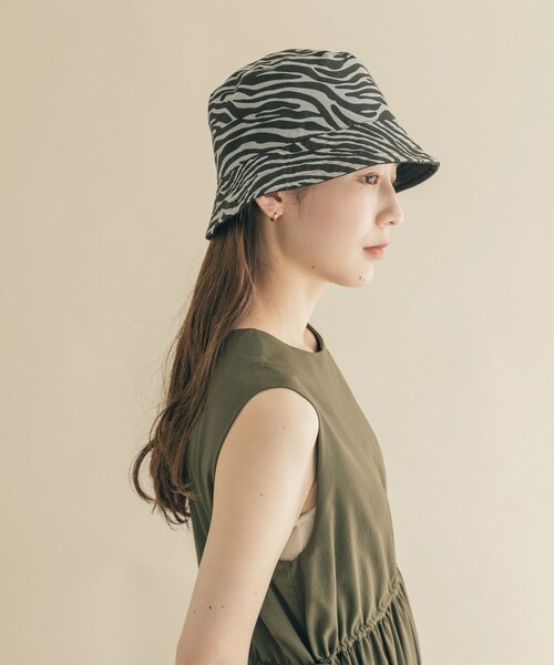 SMELLY（スメリー）の「リバーシブルプリントハット（ハット・レディース・IVO/BLK・-）」の12枚目の写真