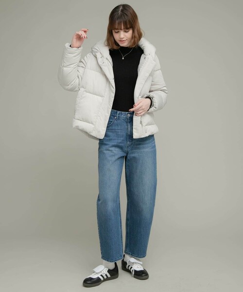 URBAN RESEARCH Sonny Label（アーバンリサーチサニーレーベル）の「『WEB限定』撥水ショールカラーミディコート（その他アウター・レディース・ブラック/ネイビー/ライトグレー・FREE）」の18枚目の写真