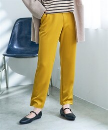 nissen | ポンチ起毛ゆったりテーパードパンツ（ゆったりヒップ）(パンツ)