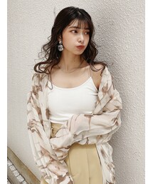 MURUA | シャイニーシアーシャツ(シャツ/ブラウス)