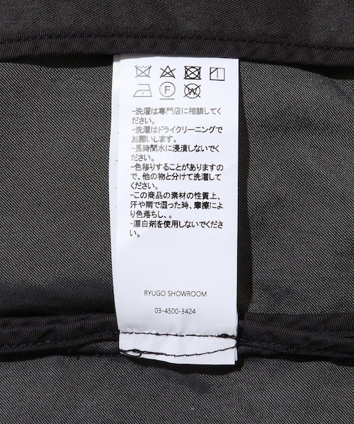 ADAM ET ROPE'(アダムエロペ)の「【ANOTHER OFFICE/アナザーオフィス】Santiago Garment Jacket(テーラードジャケット・メンズ・チャコール/ダークブラウン・2/3)」の16枚目の写真