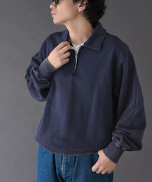 FORK&SPOON | FORK&SPOON　サンブリーチハーフジップスウェット(スウェット)