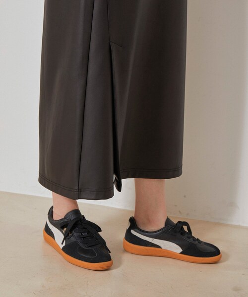 NERGY（ナージー）の「【イージーケア】Synthetic Leather イージーラップスカート（スカート・レディース・ブラック・F）」の18枚目の写真