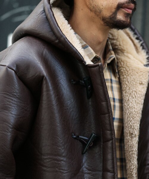 URBAN RESEARCH Sonny Label（アーバンリサーチサニーレーベル）の「『別注』CHEVRE×Sonny Label　MilitaryBranketダッフル（ダッフルコート・メンズ・1013 Black/1015 Brown・40/42）」の13枚目の写真