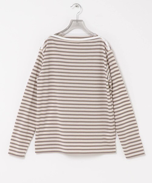 URBAN RESEARCH(アーバンリサーチ)の「マルチボーダー2WAYカットソー(Tシャツ/カットソー・レディース・RED/BEIGE/OFF WHITE・Free)」の12枚目の写真