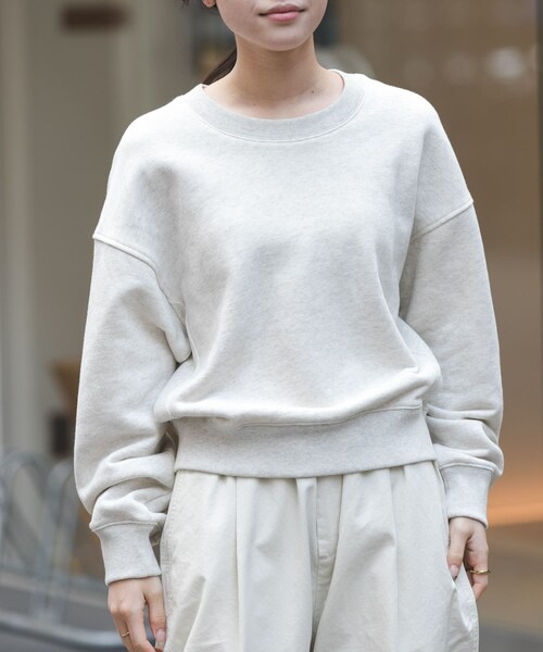 URBAN RESEARCH DOORS（アーバンリサーチドアーズ）の「FORK&SPOON　コクーンスウェット（スウェット・レディース・NAVY/OATMEAL/PINK・1）」の10枚目の写真