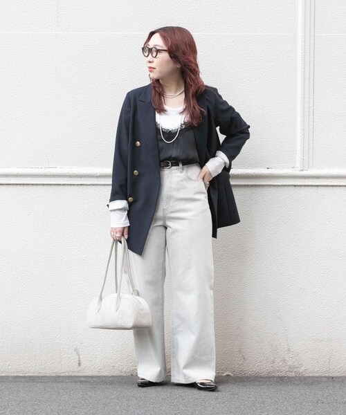 URBAN RESEARCH(アーバンリサーチ)の「『別注』PICCADILLY×URBAN RESEARCH デニムストレートパンツ(デニムパンツ・レディース・LT GRAY/LT INDIGO・36/38/40)」の11枚目の写真