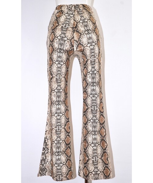 A.D.G（エーディージー）の「Python Easy Flare Pants (beige)（その他パンツ・レディース・ベージュ・FREE）」の7枚目の写真