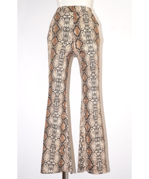 A.D.G（エーディージー）の「Python Easy Flare Pants (beige)（その他パンツ・レディース・ベージュ・FREE）」の8枚目の写真