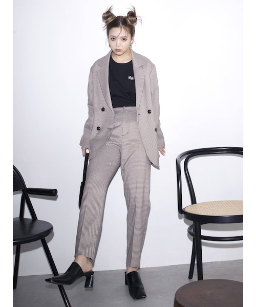 テーパードパンツ【セットアップ着用可能】